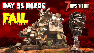 EPIC Horde Night FAIL - Base is COOKED - 7 Days To Die