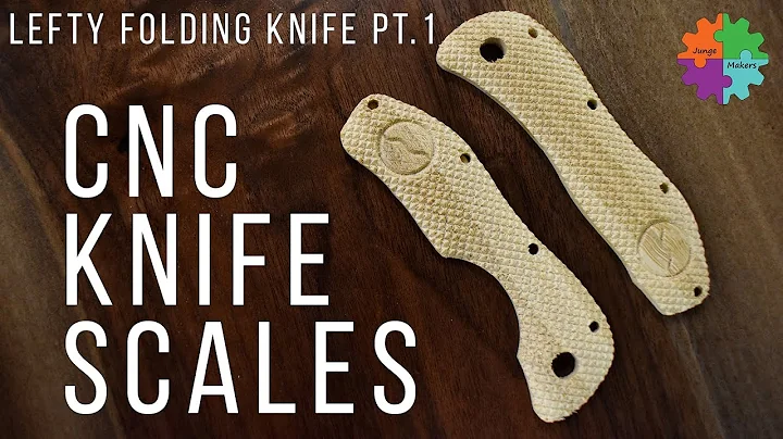 CNC POCKET KNIFE SCALES | Lefty Folding Knife Part 1