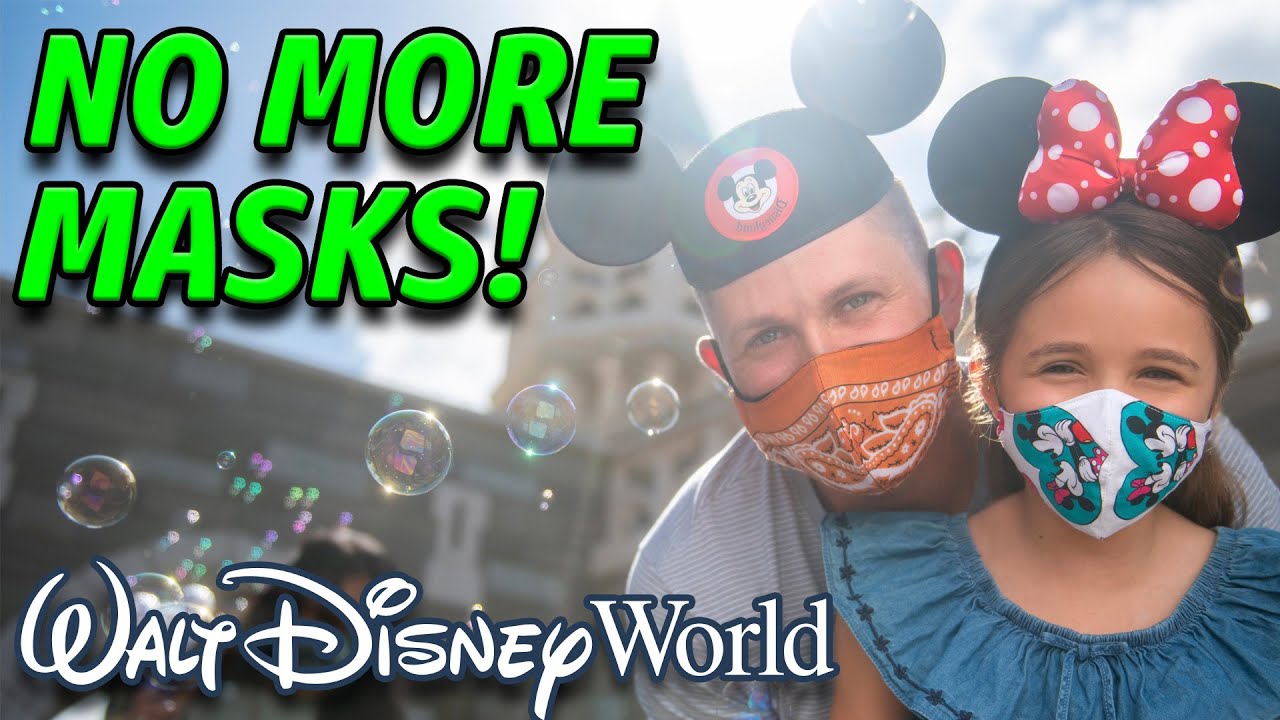 Masks NOT REQUIRED While Outside at Walt Disney World! NEW Disney