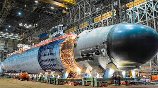Inside Secret Shipyards Building US Massive Billions Dollar $ Nuclear Submarine (Full Process)