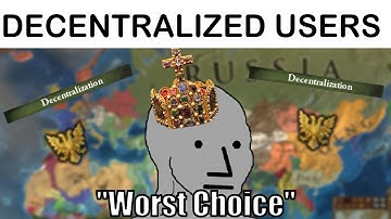 [EU4 MEME] Centralized VS Decentralized HRE USERS
