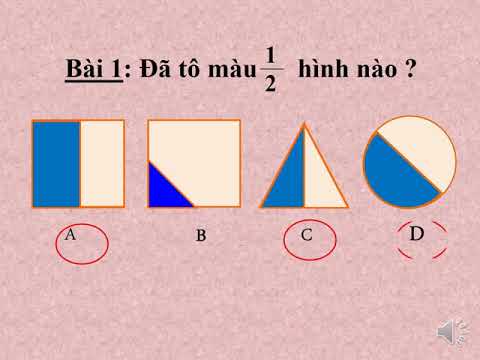 Toán 2 - Bài: Một phần hai.
