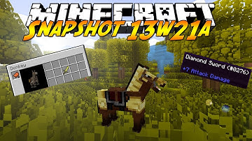 Minecraft Snapshot 13w21a - Horse UI, Item attributes, Stained Clay & More!
