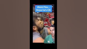 That cameraman is stone cold #Faint #Flex #gym #fitnessjourney #medicalstudent #Medical