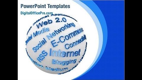 Internet Services PowerPoint Template Backgrounds - DigitalOfficePro #02462