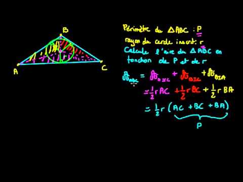 Vidéo: Comment Trouver Le Rayon D'un Cercle Inscrit Dans Un Losange