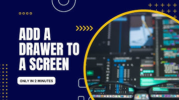 Adding a Drawer to a Screen in Flutter