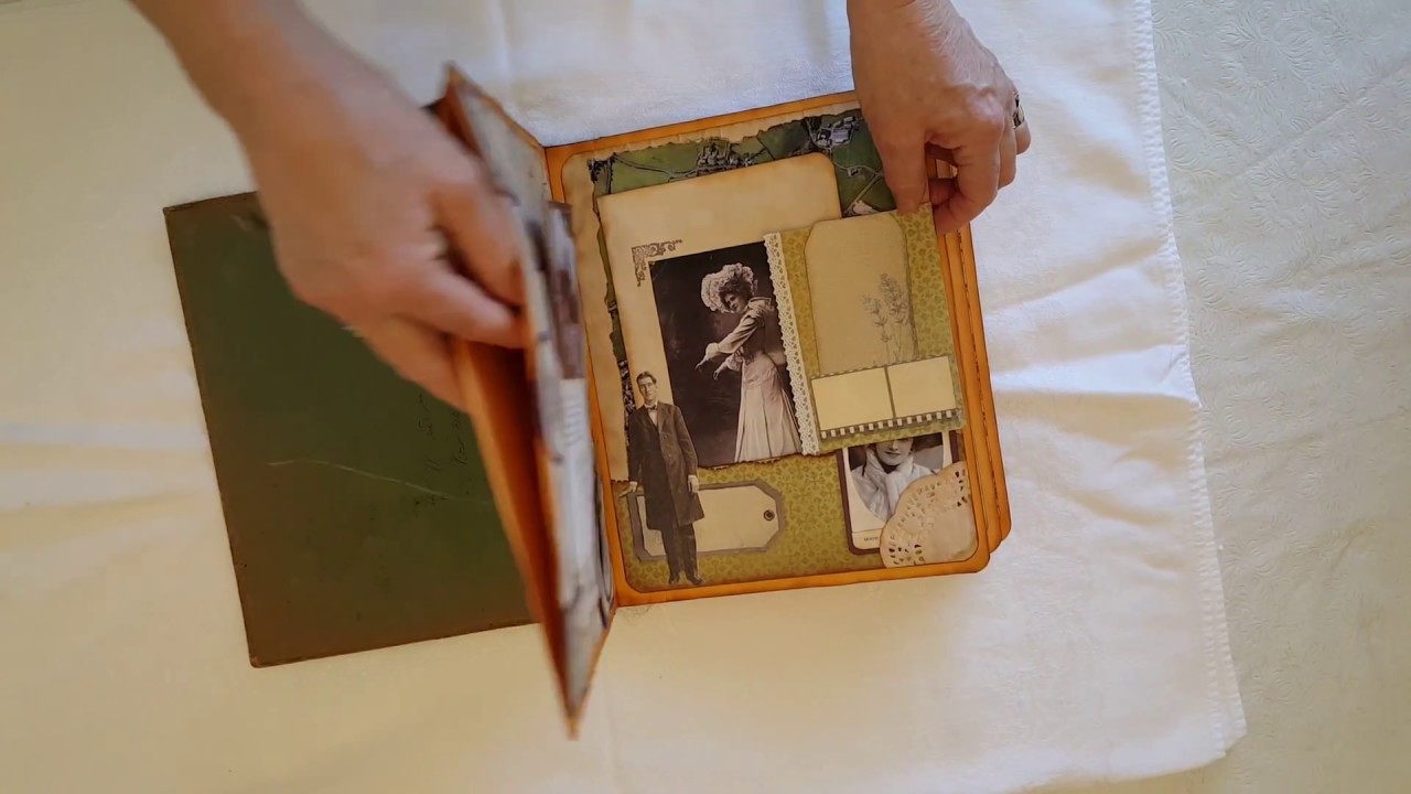 Vintage photo album made into a junk journal. YouTube