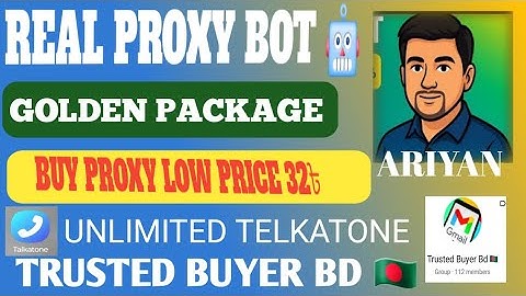 Real Proxy Bot Golden Package Buy & Unlimited IP Trick 🔥 #realproxy #unlimitedip
