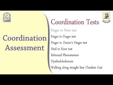 coordination assessment