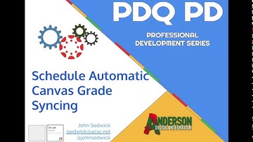 Setting Up Canvas Auto Grade Sync