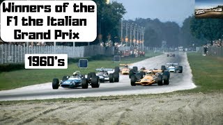 ITALIAN F1 GP WINNERS I 1960'S I MONZA I IMOLA