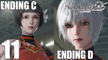NIER REPLICANT - Gameplay Walkhtrough Part 11 - Ending C & D - PC 1080p 60 FPS