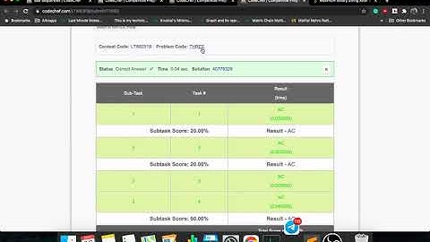 CodeChef December Lunch time || Three Letter || Full solution || THREE