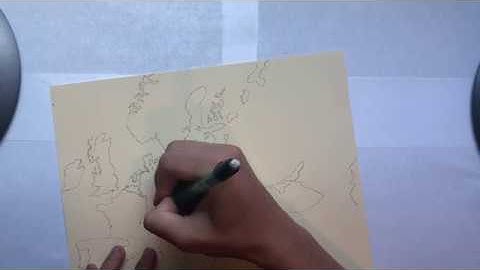 Drawing a Map of Europe from Memory