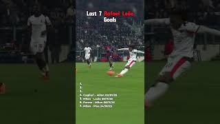 Rafael Leão : Gli Ultimi 7 Gol ⚡