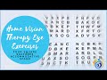 32. Accommodative Spasm Treatment with Four Square Saccades Home Vision Therapy Eye Exercises