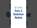 CRM Sales and Quotation Module