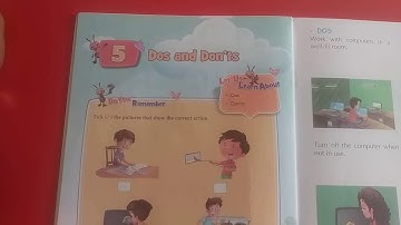 Class 1st lesson 5 Dos and Don