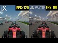 F1 22 xbox series x vs playstation 5  graphics and fps test