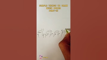 Simple things to draw when bored Part-31 | #drawingtutorial #drawing