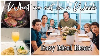 WHAT WE EAT IN A WEEK | EASY MEAL IDEAS | Mennonite Style Cooking