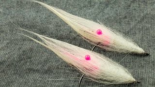 Fly Tying instruction on how to tie the White Spey shrimp