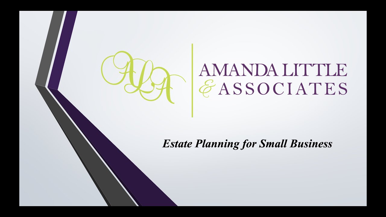 Estate Planning for Small Business - YouTube