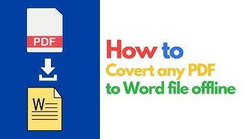How to Convert PDF to Word Offline – Quick & Easy Tutorial!