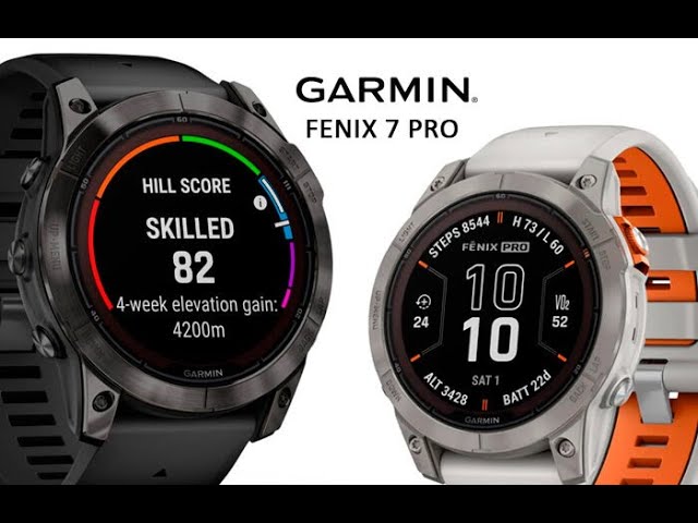 Garmin fēnix 6 Zafiro, titanio gris-plata con correa naranja