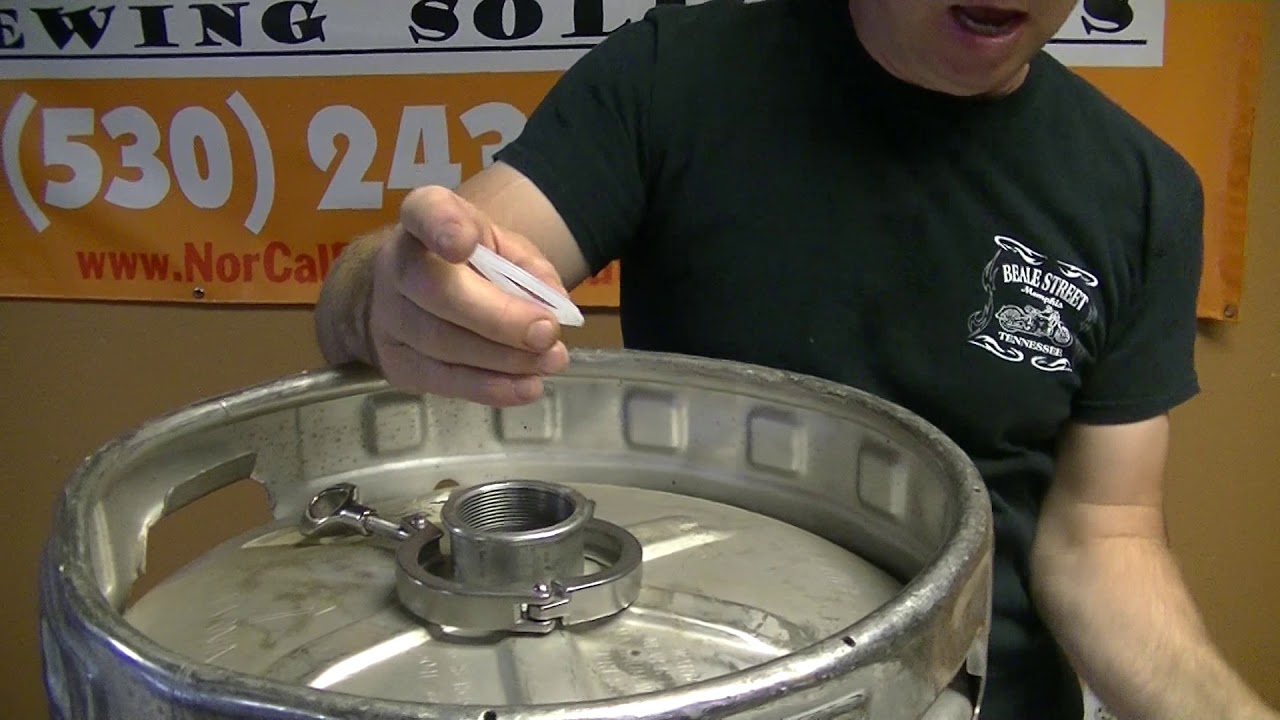 How to Modify a 2" Silicone Tri Clover Gasket to Fit a Sanke Keg YouTube