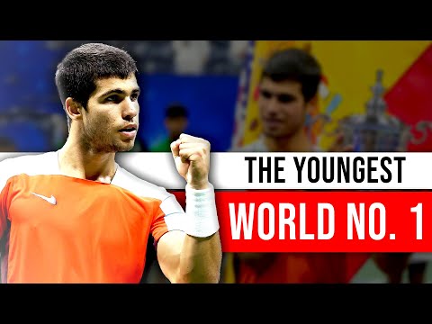 Carlos Alcaraz MAKES HISTORY Youngest Men’s No.1 EVER! 🚀