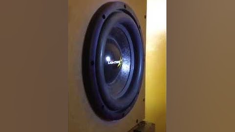 lightning lab 8 inches subwoofer- bass test by fatsoundlab