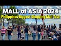 Sm mall of asia 2024  new year walking tour at the biggest shopping mall in the philippines