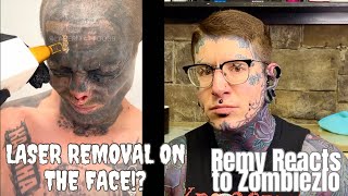 Remy reacts to Zombiezlo Laser Removal #tattoo #ink #inked by EphemeralRemy. 13,236 views 1 month ago 17 minutes