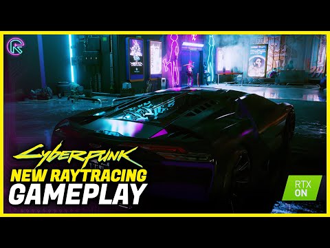 NEW Cyberpunk 2077 RAY TRACING Gameplay (RTX-ON, 4K, no commentary)
