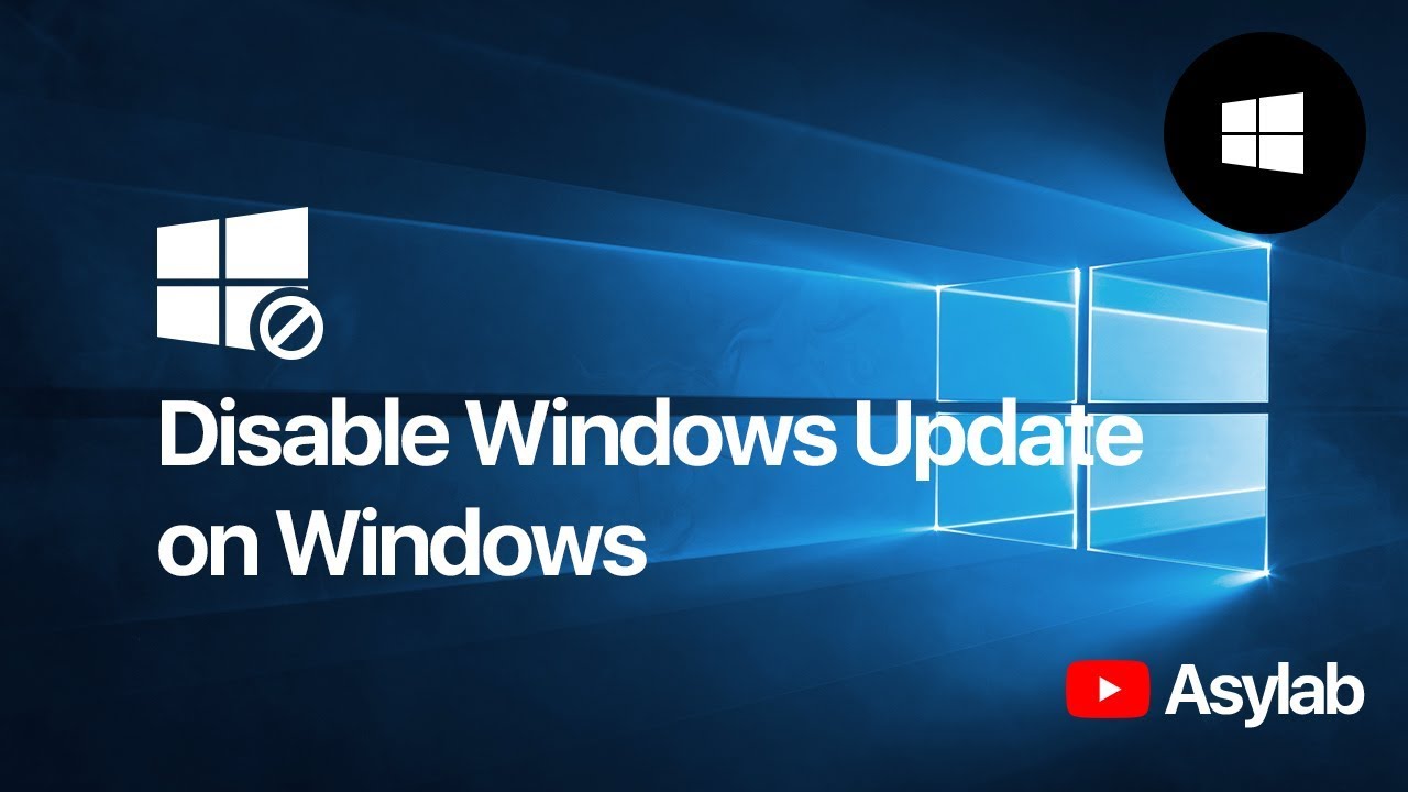 disable windows update command line