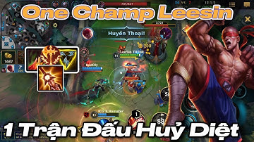[Liên Minh Tốc Chiến] One Champ Leesin 1 trận đấu áp đảo rừng bạn | Cách thắng Khazic