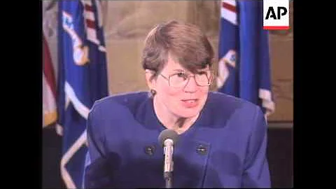 USA: ATTORNEY GENERAL JANET RENO HAS PARKINSON'S D...