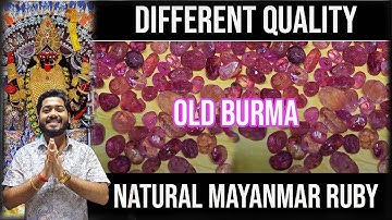 Different Quality Of Old Burma Ruby || Use & Benefit of Manik || Natural Mayanmar Ruby ||💎Paul Gems💎