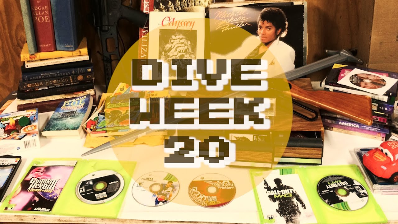Half Price Books & Game Stop Dumpster Dive H*CK YEAH BOOKS! Week 20