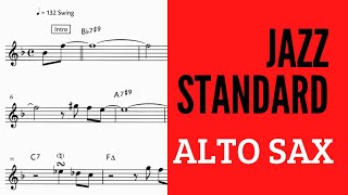 JAZZ STANDARD [ALTO SAX TRANSCRIPTION] THINGS