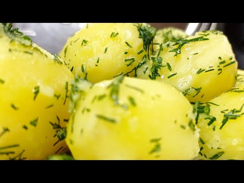 Картофель Отварной С Укропом, Чесноком И Сливочным МасломBoiled Potatoes