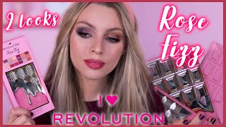 ROSE FIZZ CHOCOLATE MAKEUP | New I Heart Revolution Review - kinda looks like pink fizz palette!?