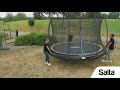 Salta Comfort Edition Ground | Assembly video | Round inground trampoline