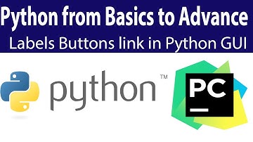 Labels Buttons Link in Python GUI || Learn Python from Basics to Advance || Azhar Electronics