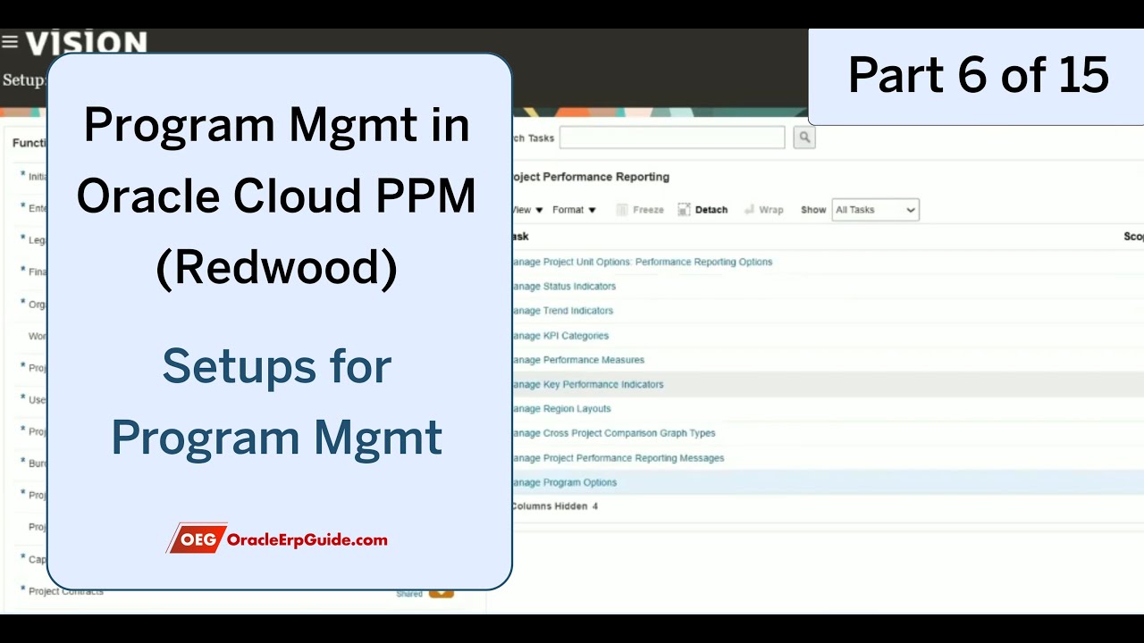 Setups for Program Management (Part 6 of 15) | Oracle Fusion PPM Cloud ...