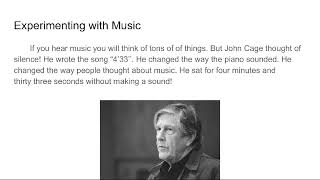 Andre's ReadWorks Article a Day Book of Knowledge: Music