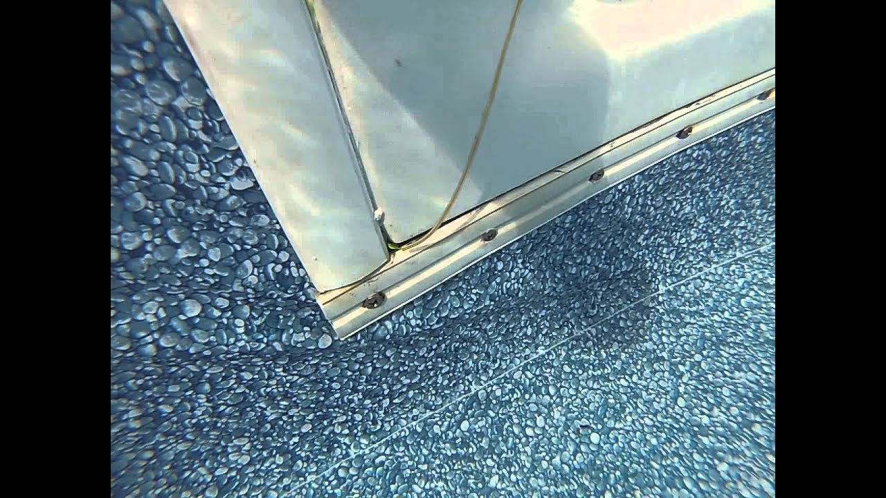 A Plus Leak Detection in Houston Dye Testing Vinyl Pool YouTube