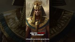 Senusret III: Warrior King's Military Prowess & Egyptian Engineering #shorts
